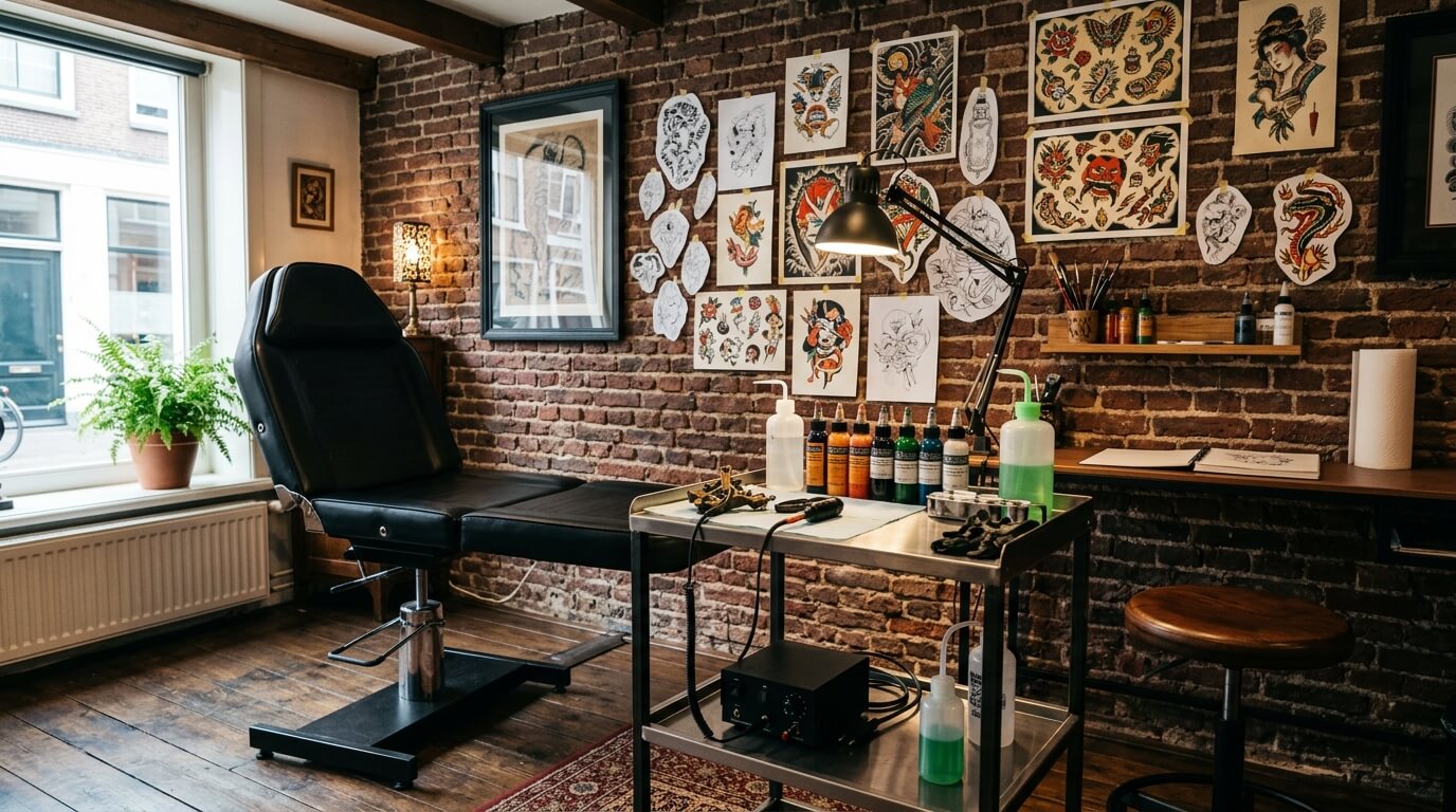 Custom tattoo sessie
